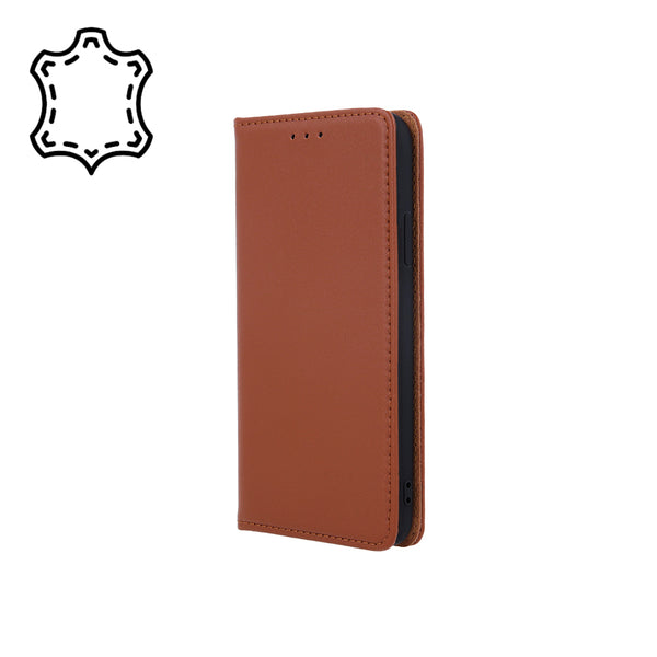 Genuine Leather Smart Pro case for Samsung Galaxy A22 4G brown