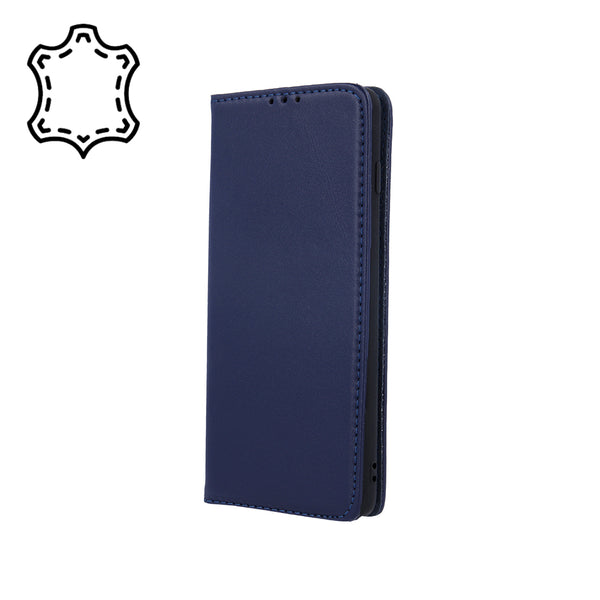 Geniune Leather Smart Pro case for Samsung Galaxy S22 navy blue