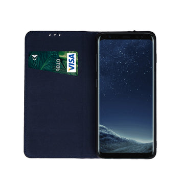 Geniune Leather Smart Pro for Samsung Galaxy A13 5G navy blue