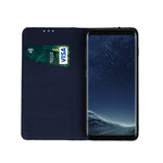 Genuine Leather Smart Pro case for Samsung Galaxy A51 5G navy blue