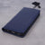 Genuine Leather Smart Pro case for Samsung Galaxy A12 / M12 navy blue