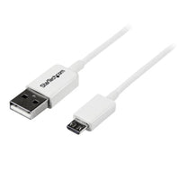 USB Cable to Micro USB Startech USBPAUB1MW           White