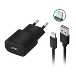 Forever TC-01 charger 1x USB 1A black + Lightning cable