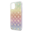 Guess case for iPhone 11 Pro GUHCN58PEOML multicolor hard case Iridescent 4G Peony