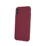 Silicon case for Motorola Moto E7 Power / E7i Power burgundy