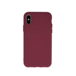 Silicon case for Motorola Moto E7 Power / E7i Power burgundy