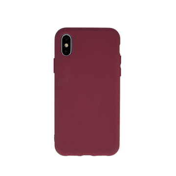 Silicon case for Oppo Find X3 / X3 Pro burgundy