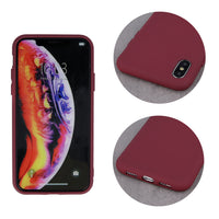 Silicon case for Oppo Find X3 / X3 Pro burgundy