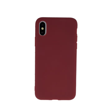 Matt TPU case for Huawei P Smart 2021 burgundy