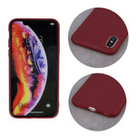 Matt TPU case for Motorola Moto G100 / Edge S burgundy