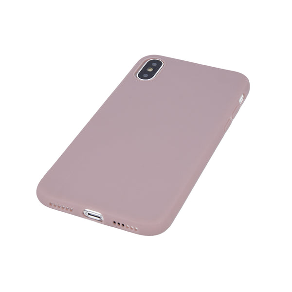 Matt TPU case for iPhone XR powder pink