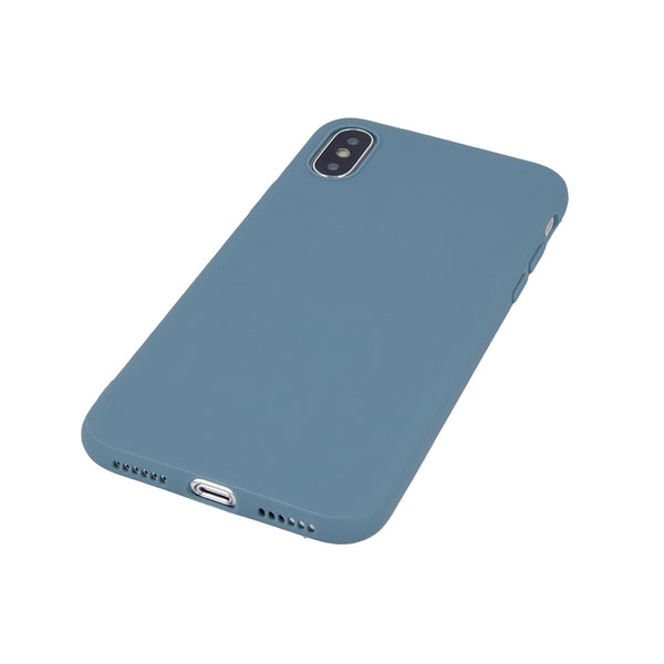 Matt TPU case for Samsung Galaxy A51 gray blue