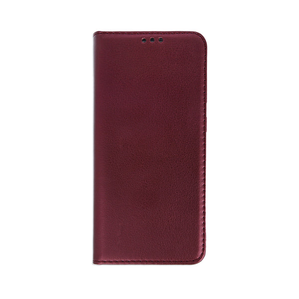 Smart Magnetic case for iPhone 13 Pro 6,1&quot; burgundy