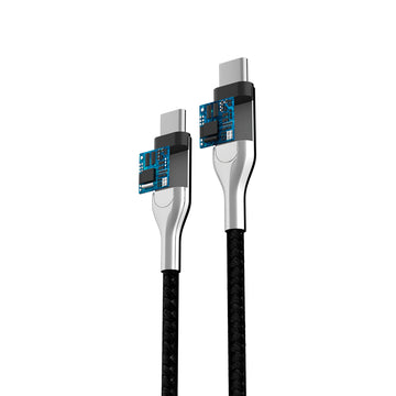 Forever Core Ultra Fast PD cable USB-C - USB-C 1,5 m black 60W