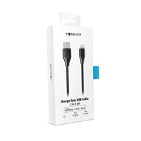 Forever Core MFI Classic cable USB - Lightning 3,0 m 2,4A black