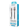 Forever Tornado cable USB - Lightning 1,0 m 3A black