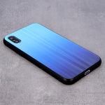 Aurora Glass case for iPhone 7 / 8 / SE 2020 / SE 2022 blue