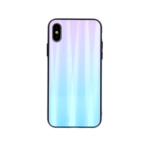 Aurora Glass case for Xiaomi Redmi 9T / Poco M3 blue- pink