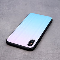 Aurora Glass case for Xiaomi Mi 11 Lite 4G / Mi 11 Lite 5G / 11 Lite 5G NE blue-pink