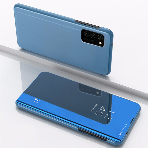 Smart Clear View Case for LG K42 blue