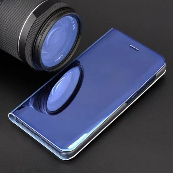 Smart Clear View Case for LG K42 blue