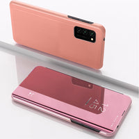 Etui Smart Clear View for Samsung Galaxy A02S pink SM-A025F / DS (164,2 x 75,9 x 9,1)