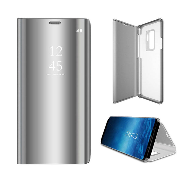 Smart Clear View Case for Xiaomi Mi 10T 5G / 10T Pro 5G silver