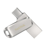 SanDisk pendrive 64GB USB-C Ultra Dual Drive Luxe 150 MB/s all-metal