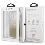 Guess case for iPhone 11 Pro Max GUHCN65SGTLGO gold hard case Glitter Triangle