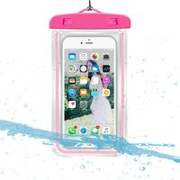 Waterproof case Glow 4,8 - 5,8&quot; pink