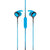 Setty wired earphones Sport blue