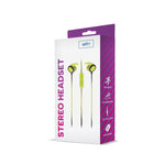 Setty wired earphones Sport green