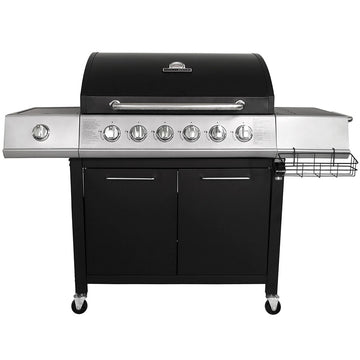 Charles Bentley 7-Burner Premium Gas BBQ - Black