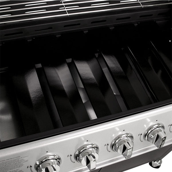 Charles Bentley 7-Burner Premium Gas BBQ - Black