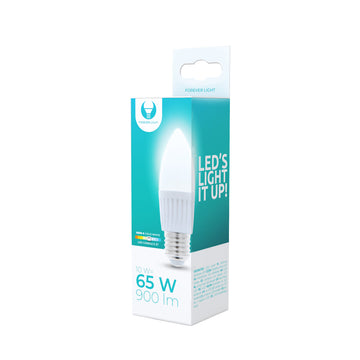 LED bulb E27 C37 10W 230V 6000K 900lm ceramic Forever Light