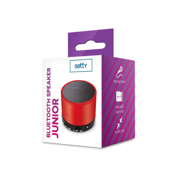 Setty Bluetooth speaker Junior red