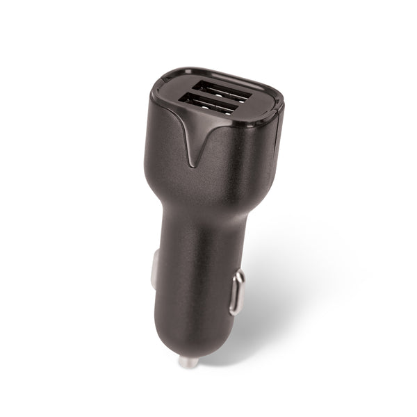 Maxlife MXCC-01 car charger 2x USB 2.4A black + USB-C cable