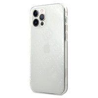 Guess case for iPhone 12 / 12 Pro 6,1&quot; GUHCP12M3D4GTR transparent hard case 4G 3D Pattern Collection