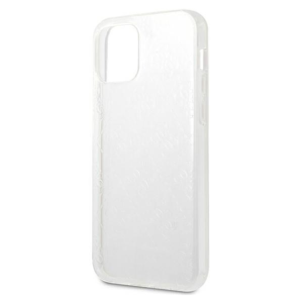 Guess case for iPhone 12 / 12 Pro 6,1&quot; GUHCP12M3D4GTR transparent hard case 4G 3D Pattern Collection