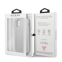 Guess case for iPhone 12 / 12 Pro 6,1&quot; GUHCP12M3D4GTR transparent hard case 4G 3D Pattern Collection