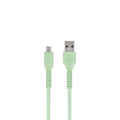 Maxlife MXUC-04 cable USB - USB-C 1,0 m 3A green