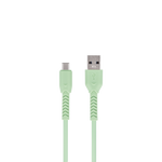 Maxlife MXUC-04 cable USB - USB-C 1,0 m 3A green