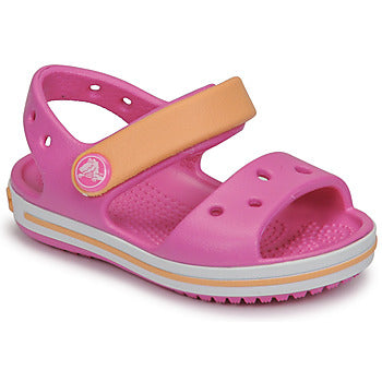 Sandalen madchen Crocs  CROCBAND SANDAL KIDS  Rosa