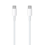 Setty cable USB-C - USB-C 1,0 m 3A white