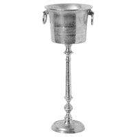 Large Cast Aluminium Standing Champagne Cooler