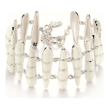 Bracelet Femme Folli Follie 3B0F056W Blanc Argent (18 cm)