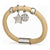 Ladies'Bracelet Folli Follie 1B13F046 Leather (16 cm)