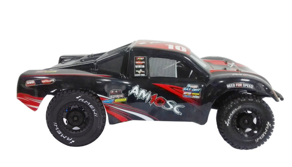 RC Car - AM10SC V2 Short Course Truck Brushless 1:10, 4WD, RTR rot/schwarz