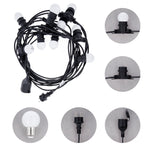 Light Garland 12m +10 Bulbs G45 2W white IP65