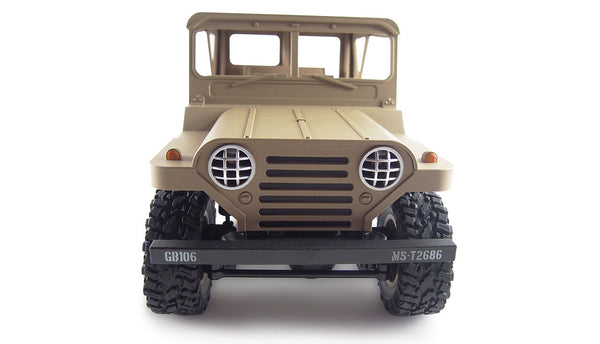 U.S. Militär Geländewagen 1:14 4WD RTR, Desert Sand